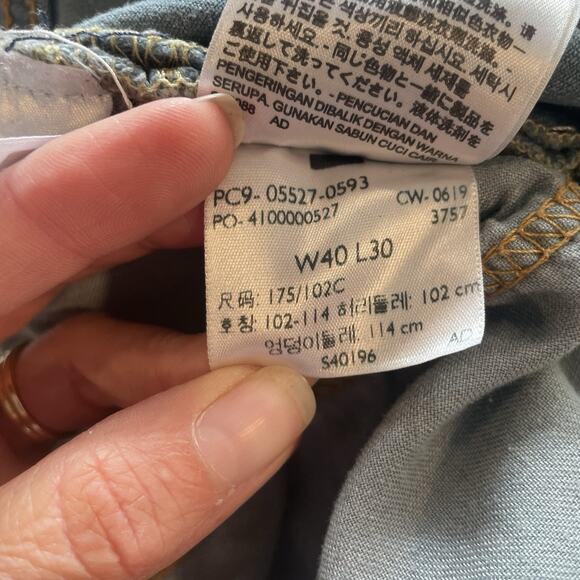 Levi’s 527 Jeans Mens 40x30 Slim Boot Cut Blue Red Tab 2019 PC9-05526-0593 - Picture 12 of 12